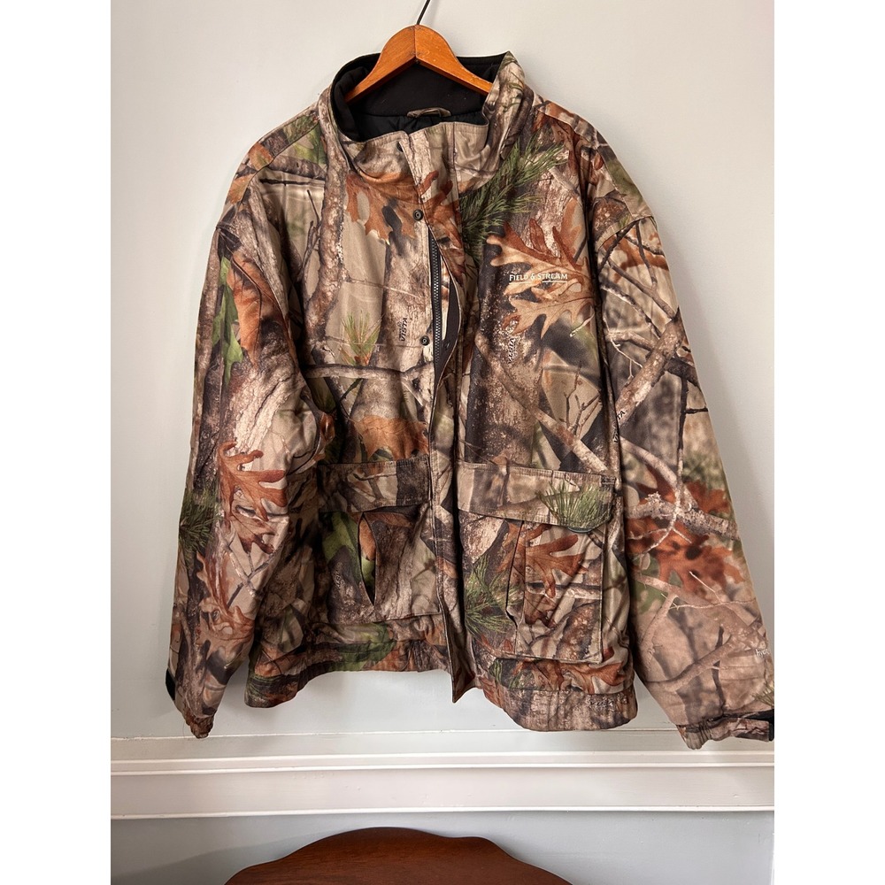 Field & Stream Mens XL Camo Hunting Jacket Next G1 Vista HydroProof Heavy Coat